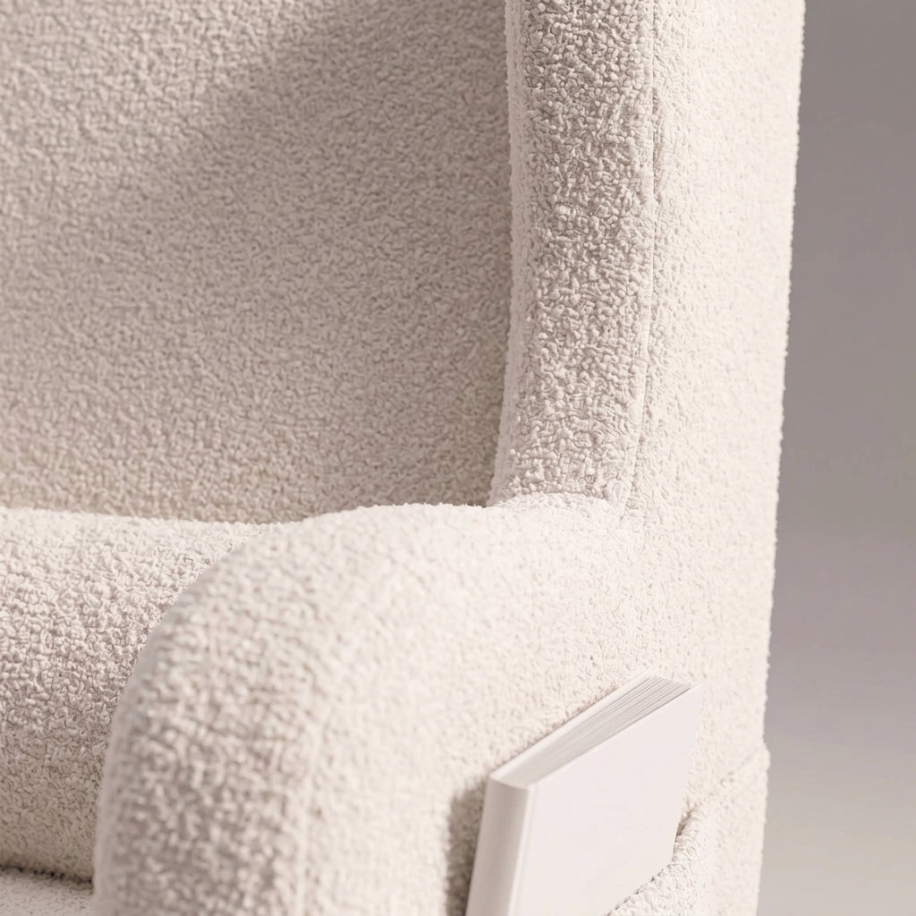 Fauteuil à bascule dossier haut avec repose-pied | Elya