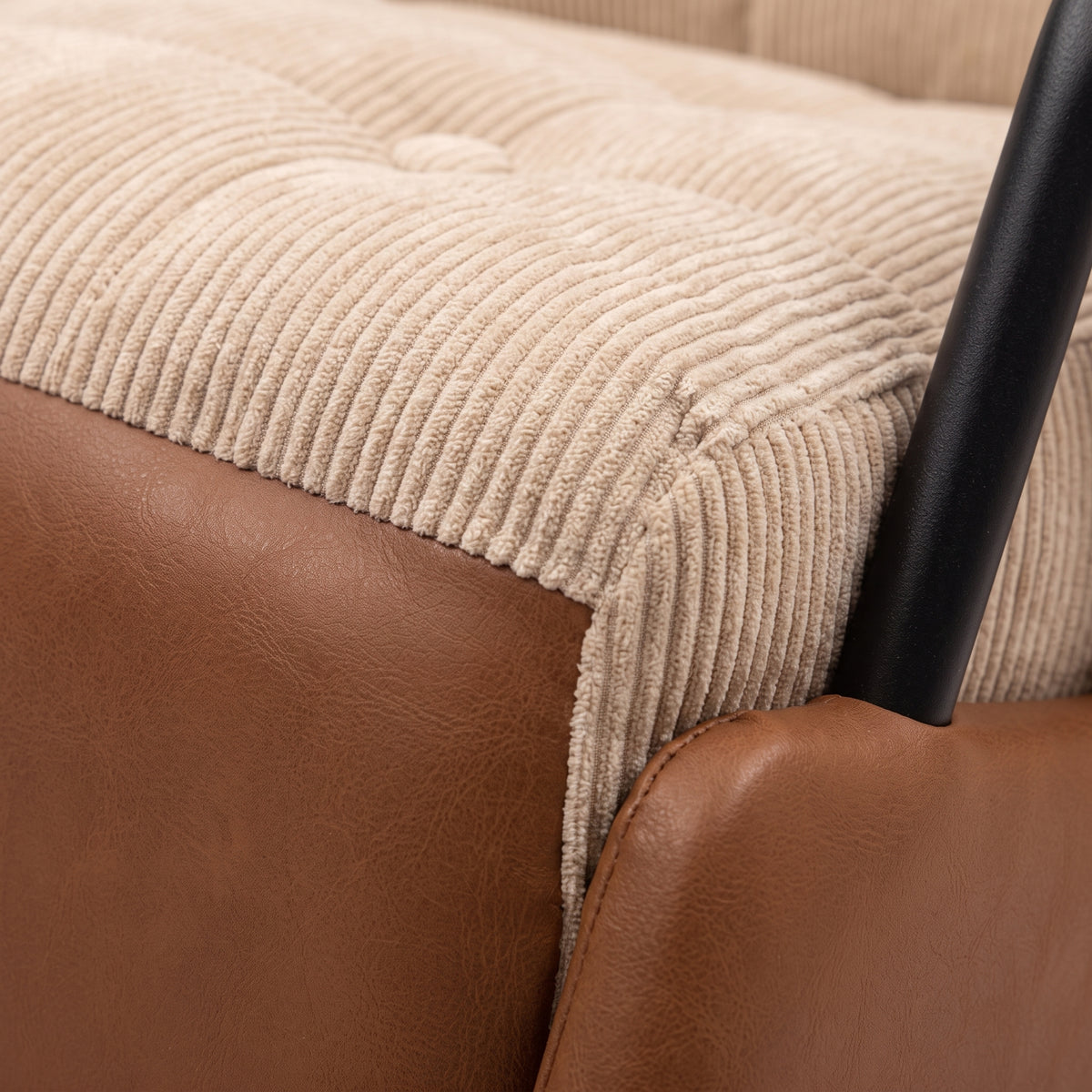 Fauteuil à Bascule Inclinable Velours Côtelé | Sova