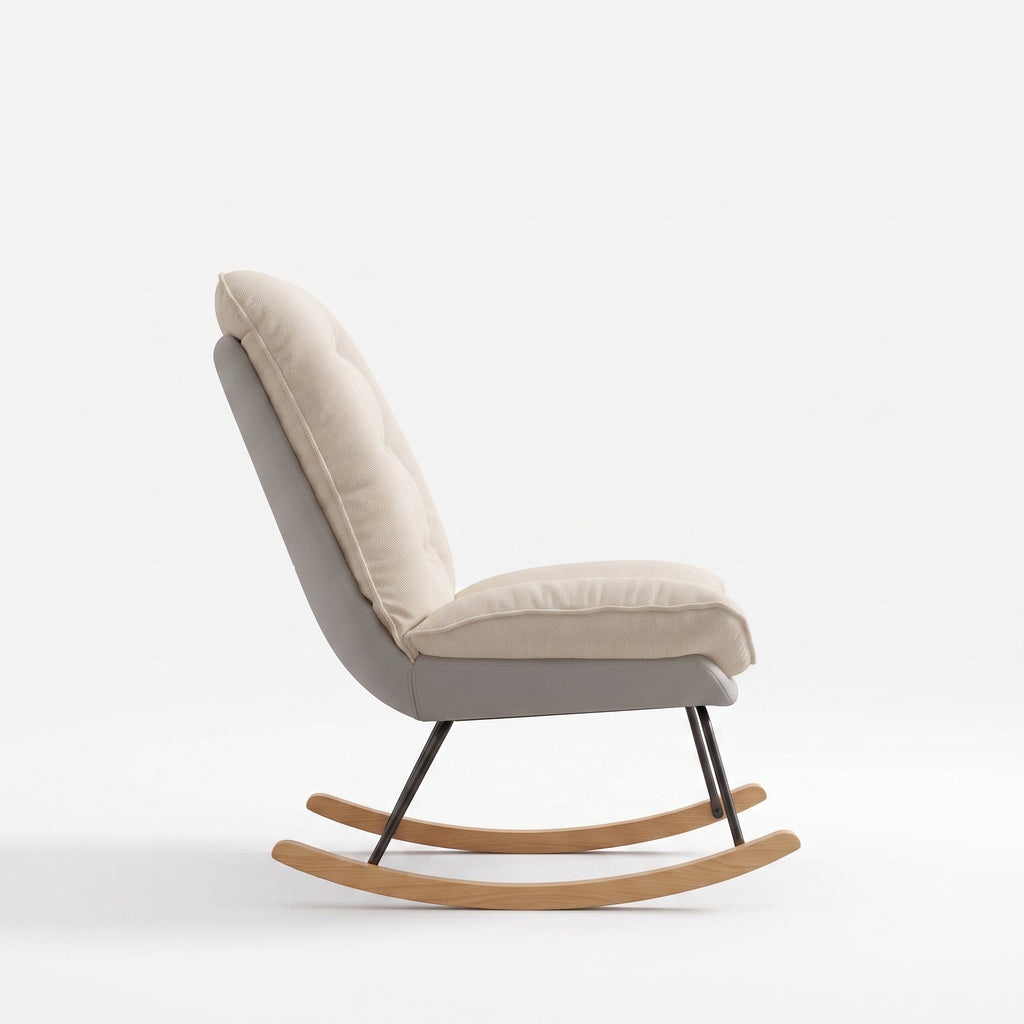 Fauteuil à Bascule Inclinable avec Repose-Pieds | Mina