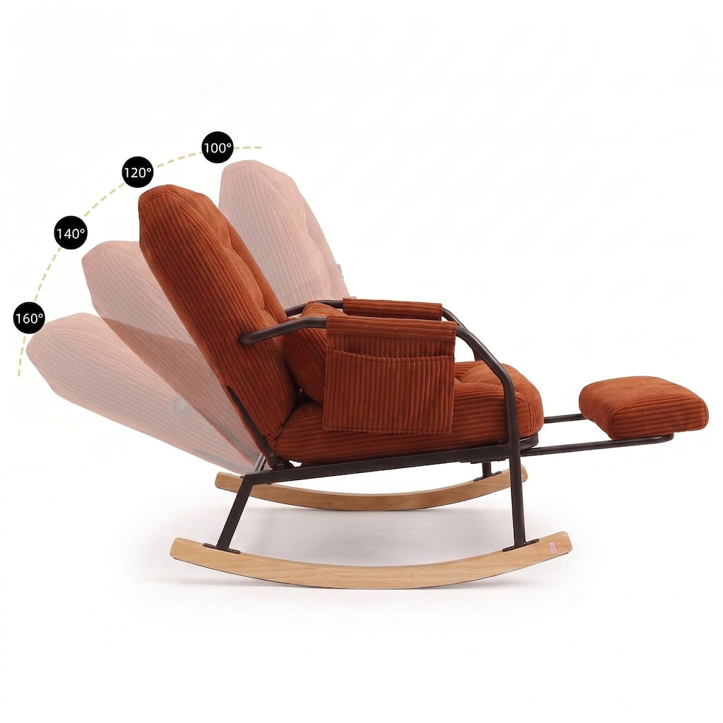 Fauteuil à bascule inclinable avec repose-pied | Talia