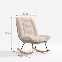 Fauteuil à Bascule Inclinable avec Repose-Pieds | Mina